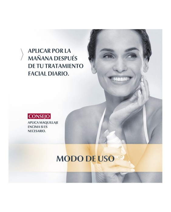 Fluido solar facial Photoaging Control Tinted antiedad Medio SPF 50+ Eucerin