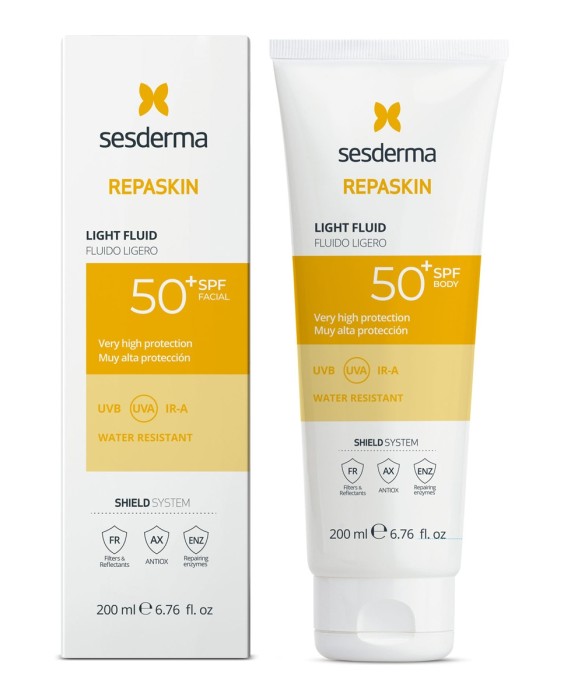Repaskin Fluido Ligero SPF50+ 200 ml Sesderma Солнцезащитный крем для тела