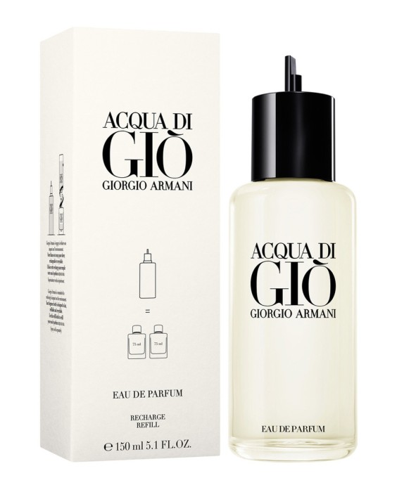 Recarga Eau de Parfum Acqua Di Gio Homme 150 ml Giorgio Armani