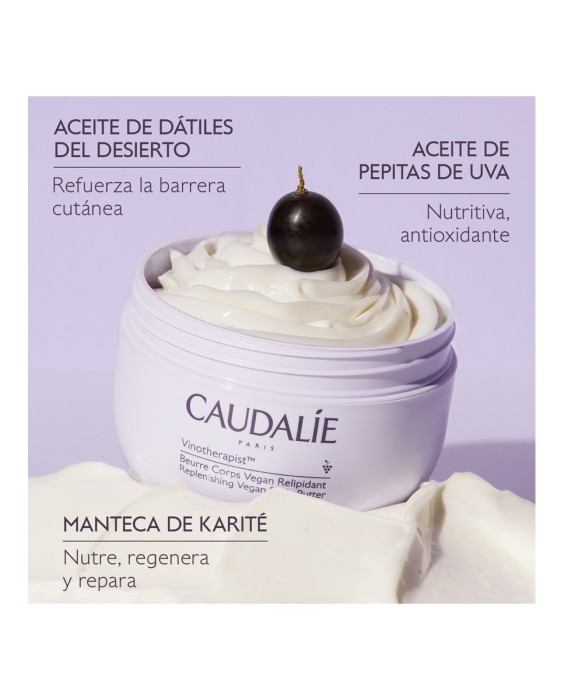 Manteca Corporal Vegana Relipidante Vinotherapist 250 ml Caudalie