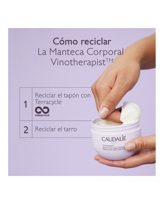 Manteca Corporal Vegana Relipidante Vinotherapist 250 ml Caudalie