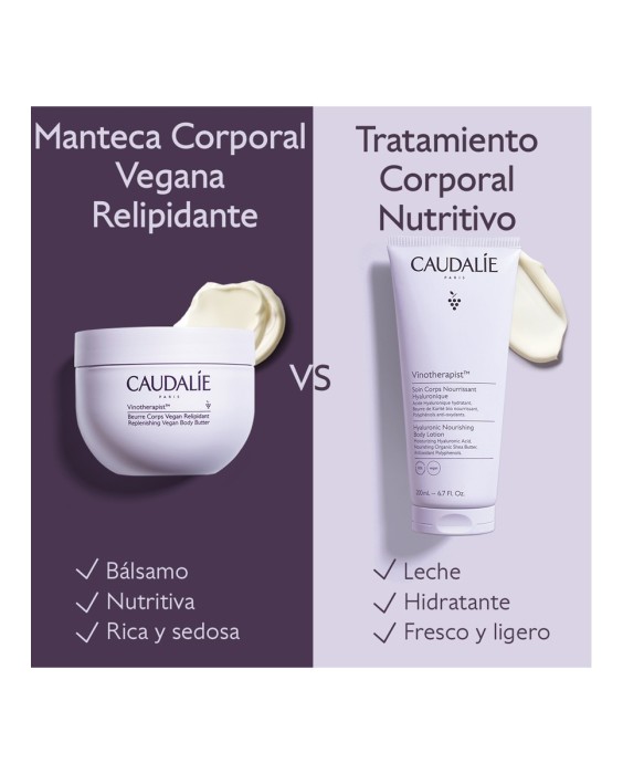 Manteca Corporal Vegana Relipidante Vinotherapist 250 ml Caudalie