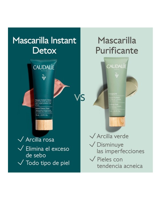 Mascarilla Detox Vinergetic 75 ml Caudalie