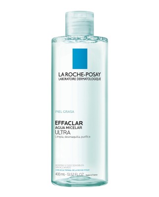 Agua Micelar ULTRA Effaclar Limpiador facial purificante 400ml 400 ml  La Roche Posay