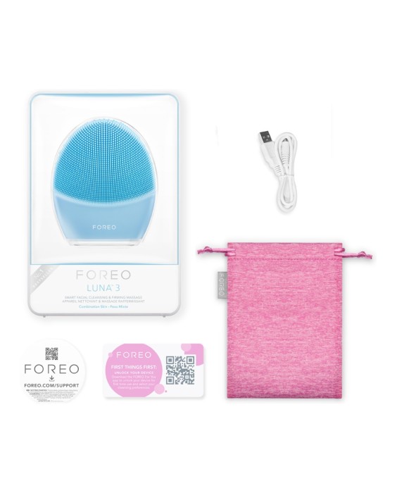 LUNA ™ 3 - Dispositivo de limpieza facial sónico y masajeador antiedad para piel mixta Combination Skin FOREO