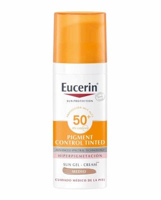 Pigment Control Tinted Medium FPS 50+ 50 ml Eucerin Солнцезащитный флюид