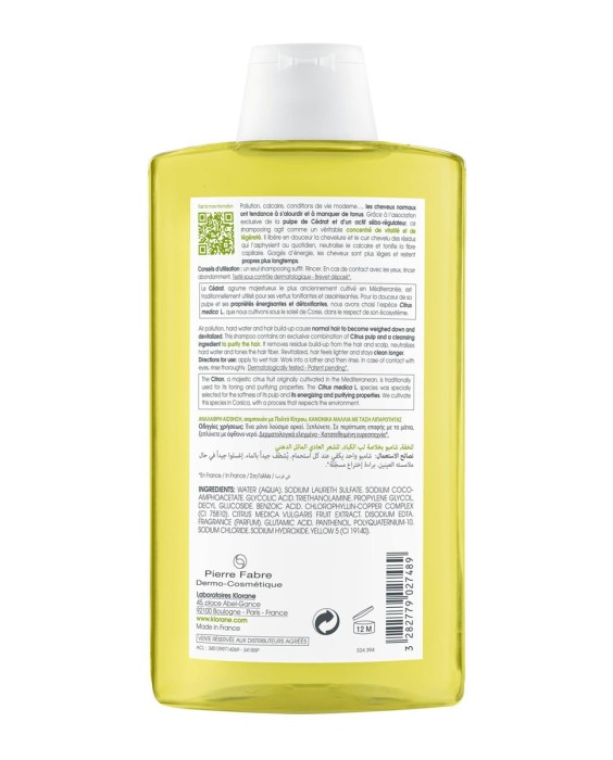 Champú Cidra 400 ml Klorane