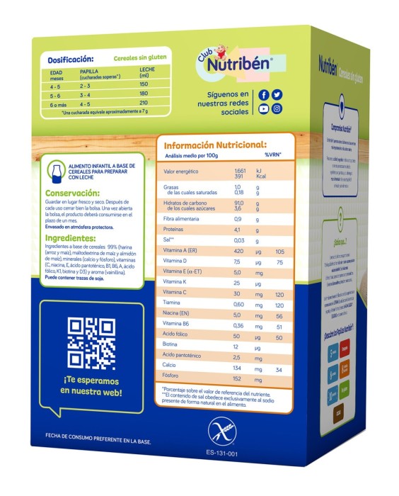 Cereales Sin Gluten Nutribén®