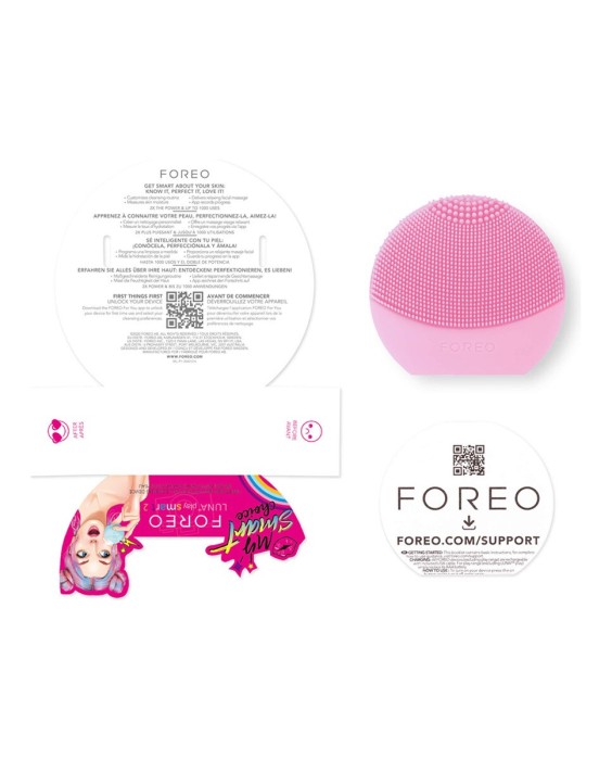 LUNA™ play smart 2 - Dispositivo de limpieza facial y análisis inteligente de la piel Rosa FOREO