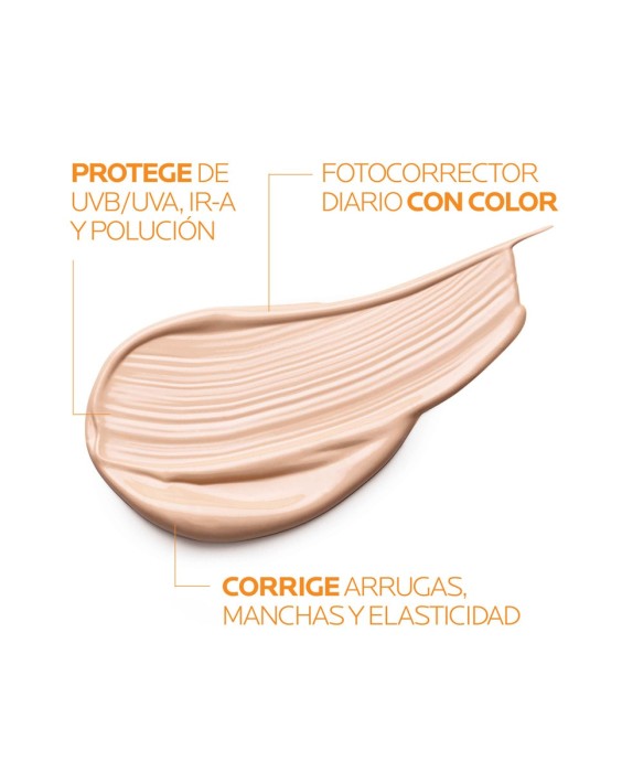 Gel-Crema Fotocorrección con Color  Anthelios Age Correct spf50 La Roche Posay