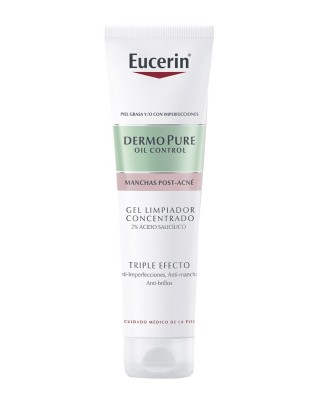 Eucerin Antiacné DermoPure 150мл Гель для очищения с концентрированным тройным эффектом