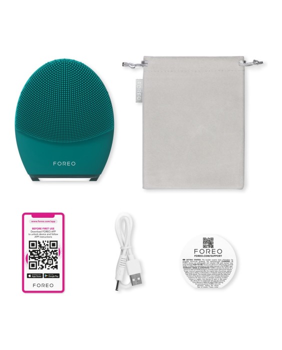 LUNA™ 4 MEN - Dispositivo inteligente de limpieza facial y masaje reafirmante para hombre: piel y barba FOREO