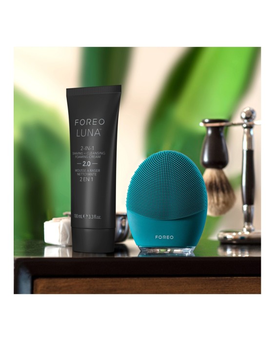 LUNA™ 4 MEN - Dispositivo inteligente de limpieza facial y masaje reafirmante para hombre: piel y barba FOREO