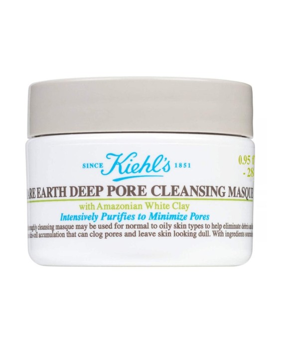 Kiehl's Rare Earth Deep Pore Cleansing Mask 28мл Маска для лица  для глубокого очищения и сужения пор