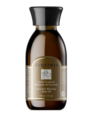 Aceite corporal relajante de lavanda 150 ml Alqvimia