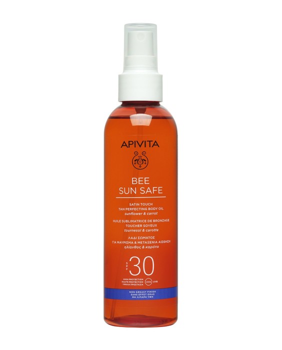 Aceite Corporal para un Bronceado Perfecto SPF30 Apivita