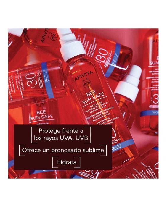Aceite Corporal para un Bronceado Perfecto SPF30 Apivita