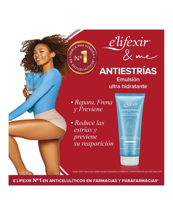 Crema Antiestrias Hidratante Reparadora 200 ml Elifexir