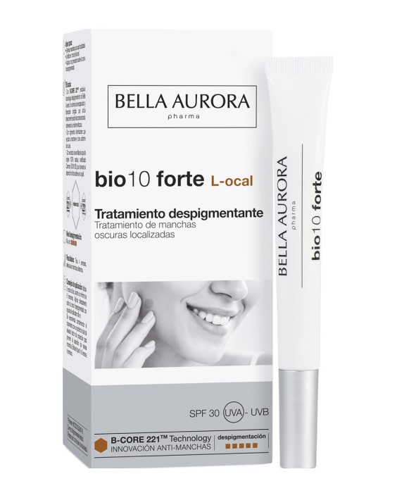 Tratamiento despigmentante para manchas oscuras localizadas Bio10 Forte L-Ocal Bella Aurora
