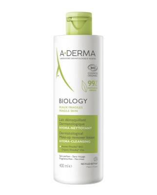 Leche Desmaquillante Dermatológica Biology 400 ml A-Derma