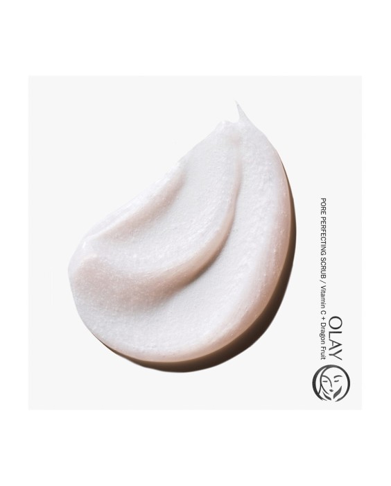 Exfoliante suave Pore Perfecting Scrubs con extracto de fresa Olay