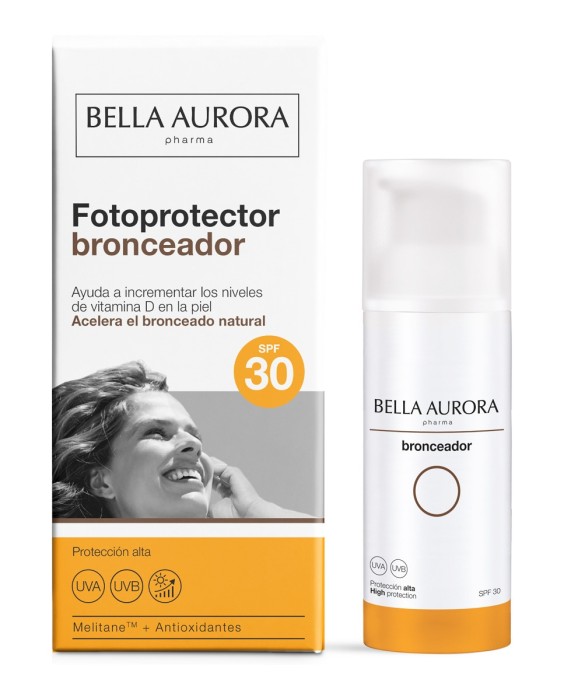 Fotoprotector bronceador SPF30 50 ml Bella Aurora