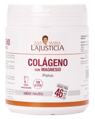 Colágeno y Magnesio en Polvo para regenerar tejidos Ana María LaJusticia