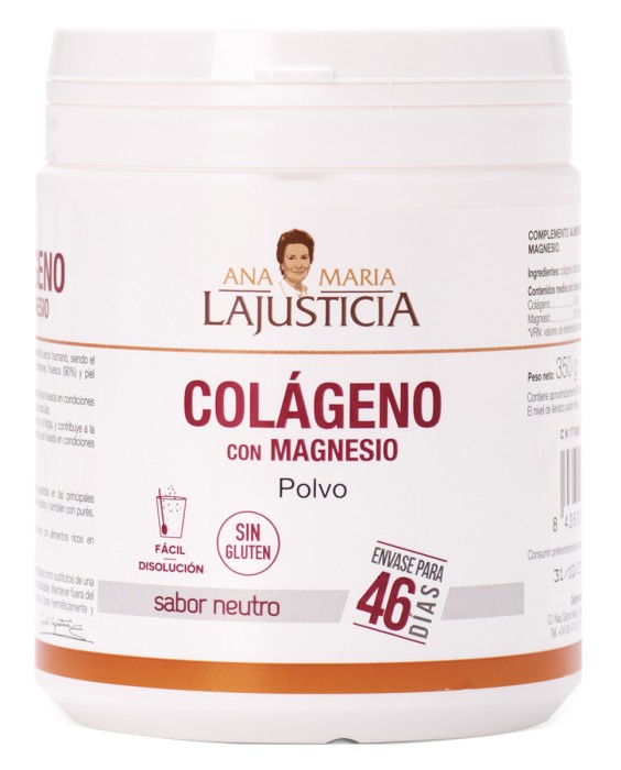 Colágeno y Magnesio en Polvo para regenerar tejidos Ana María LaJusticia