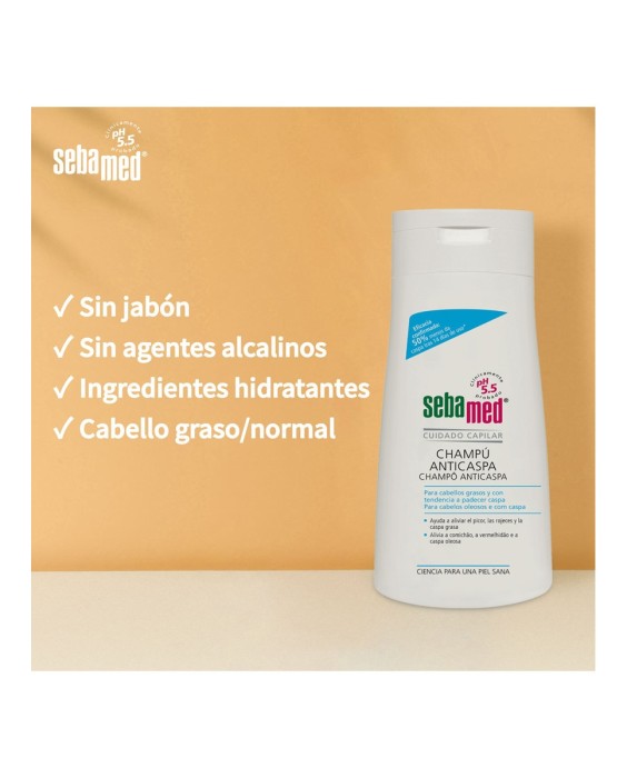 Champú Anticaspa Dermatológico 400 ml Sebamed
