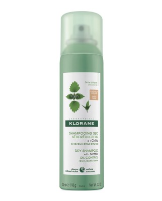 Champú Seco Seborregulador a la ortiga color natural 50 ml Klorane