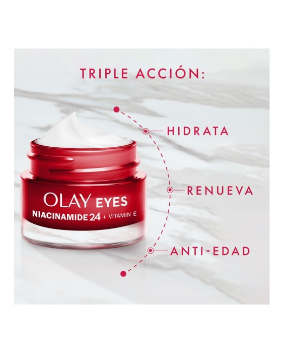 Crema Contorno de Ojos Hidratante Y Revitalizadora Olay Niacinamida 24 + Vitamina E 15  ml Olay