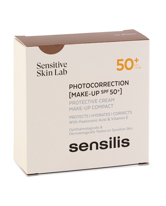 Maquillaje en crema despigmentante Photocorrection SPF 50+ Sensilis