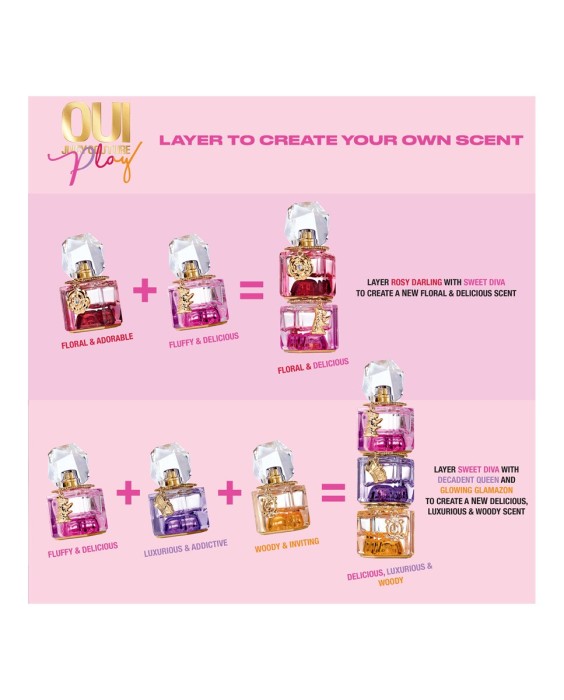 Eau de Parfum Oui Juicy Couture Play Rosy Darling 15 ml Juicy Couture