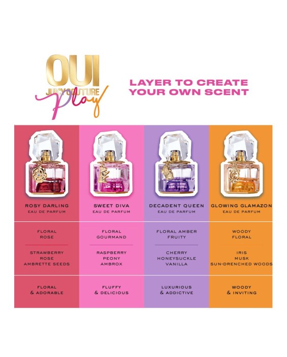 Eau de Parfum Oui Juicy Couture Play Rosy Darling 15 ml Juicy Couture