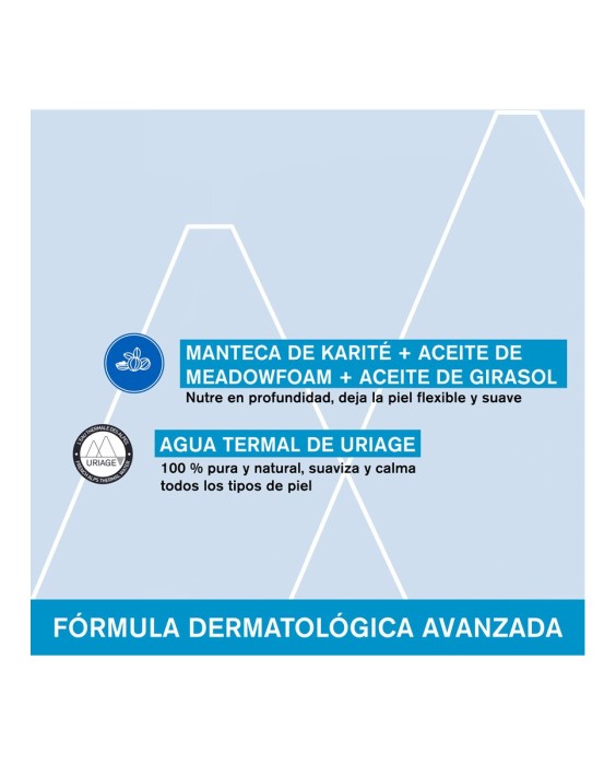 Gel de Ducha Hidratante Diario Con Manteca De Karité 500 ml Uriage