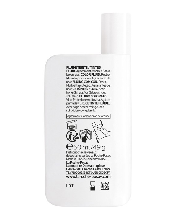 Fluido Invisible SPF50+ Con Color Anthelios UV-MUNE 400 50 ml La Roche Posay