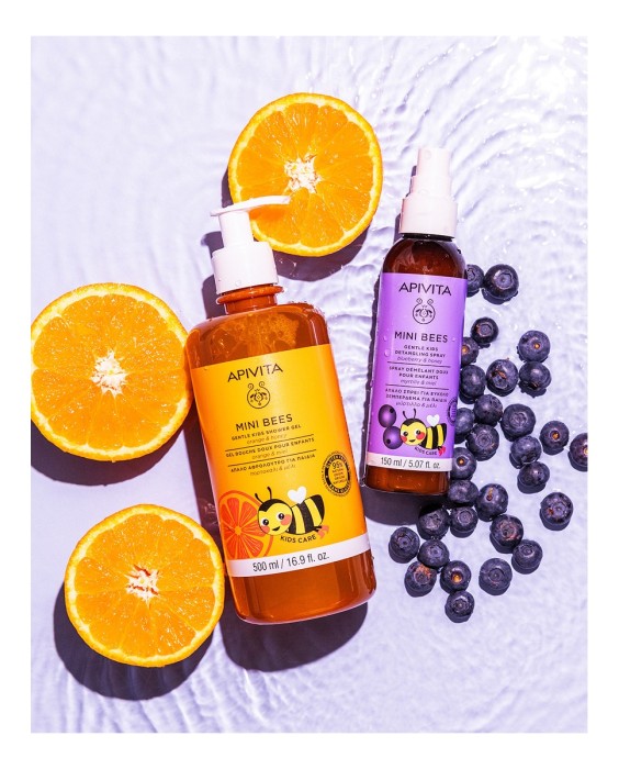 Gel de Ducha Suave Para Niños 95% Origen Natural Apivita