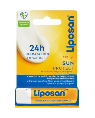 Bálsamo Labial Sun Protect Con Protección Solar Fp30 4,8 Gr Liposan