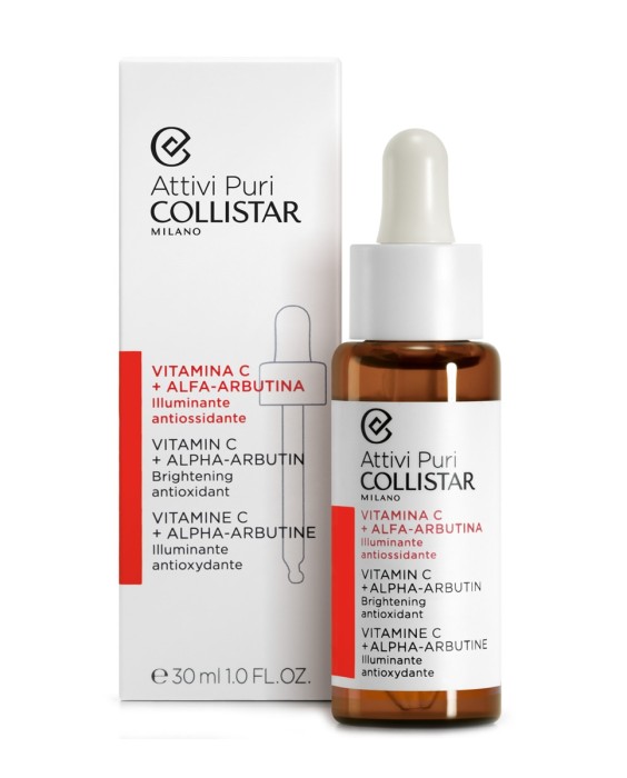 Vitamina C + Alfa-Arbutina en Gotas Attivi Puri Collistar