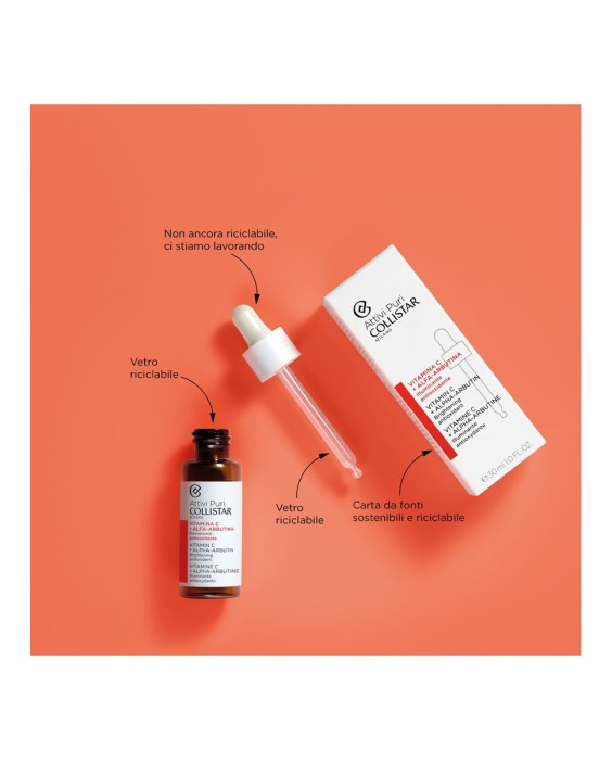Vitamina C + Alfa-Arbutina en Gotas Attivi Puri Collistar