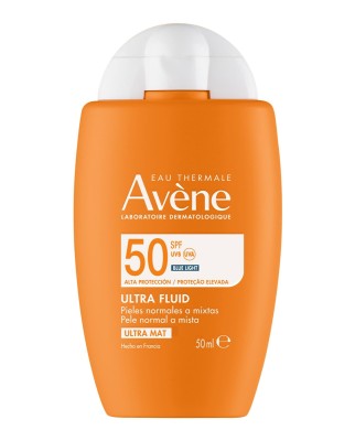 Crema solar facial Avène Solar Ultra Mat SPF50+, 50 ml Avène