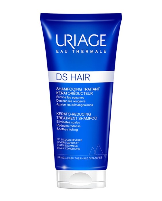 Champú Para La Caspa Severa Ds Hair  Con Ácido Láctico Al 1.8% Sin Jabón 150 ml Uriage