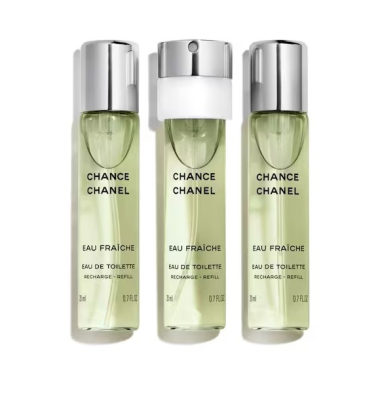 Chanel Chance Eau Fraîche 3х20мл туалетная вода, рефилл