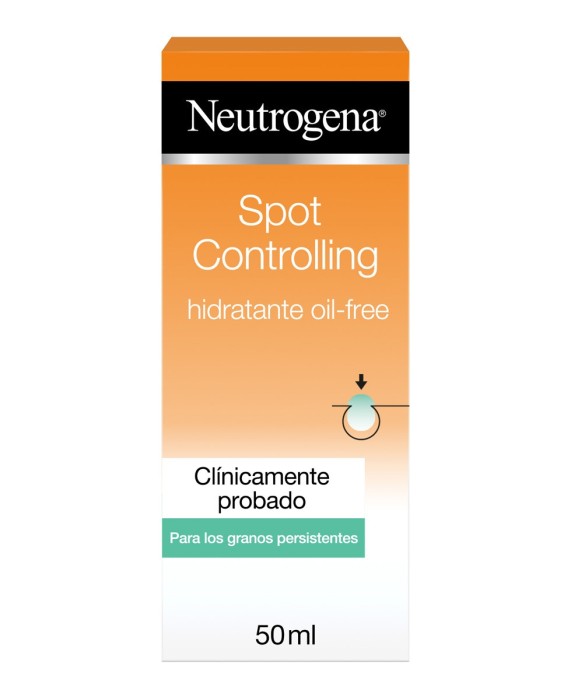Hidratante Facial Spot Controlling Oil-Free con Ácido Salicílico Piel Propensa al Acné 50 mlNeutrogena