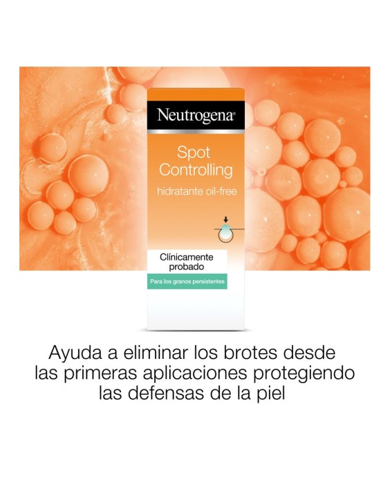 Hidratante Facial Spot Controlling Oil-Free con Ácido Salicílico Piel Propensa al Acné 50 mlNeutrogena