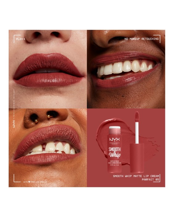 Labial líquido Smooth Whip NYX Professional Makeup