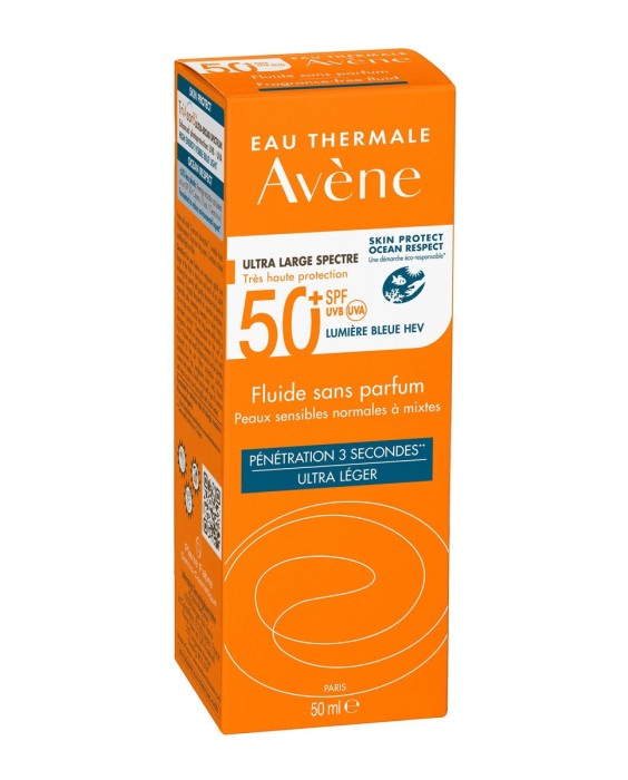 Fluido Solar sin perfume SPF50+ 50 ml Eau Thermale Avène