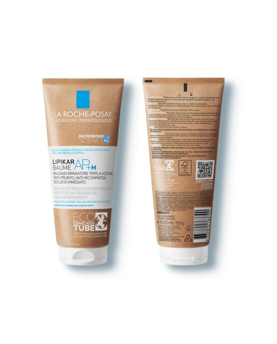 Bálsamo Hidratante Corporal Lipikar Baume AP+M Carton tube Piel Atópica 200 ml La Roche Posay
