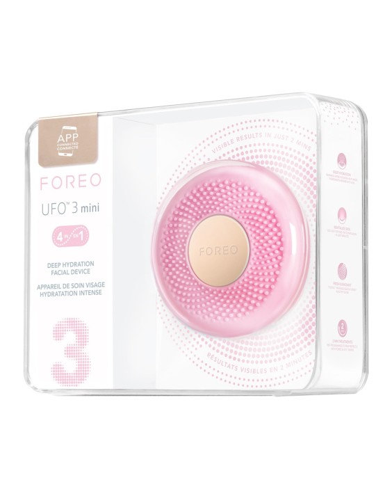 UFO™ 3 mini - Hidratación facial profunda 4 en 1 Pearl Pink FOREO