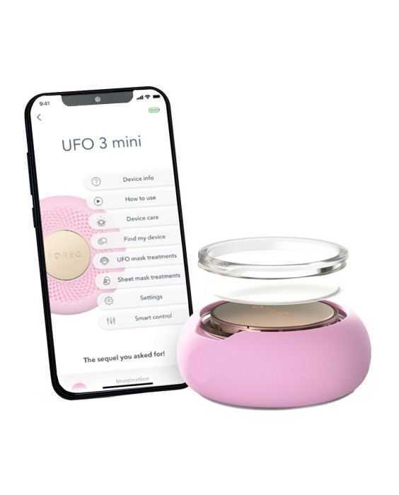UFO™ 3 mini - Hidratación facial profunda 4 en 1 Pearl Pink FOREO